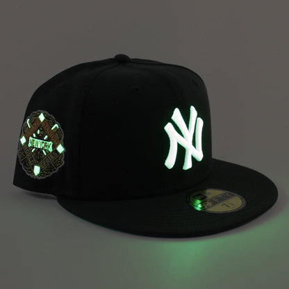 New York Yankees YANKEE STADIUM New Era 59Fifty Fitted Hat (Black Green Under Brim)