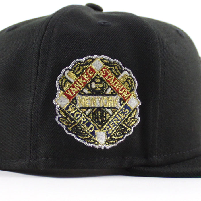 New York Yankees YANKEE STADIUM New Era 59Fifty Fitted Hat (Black Green Under Brim)