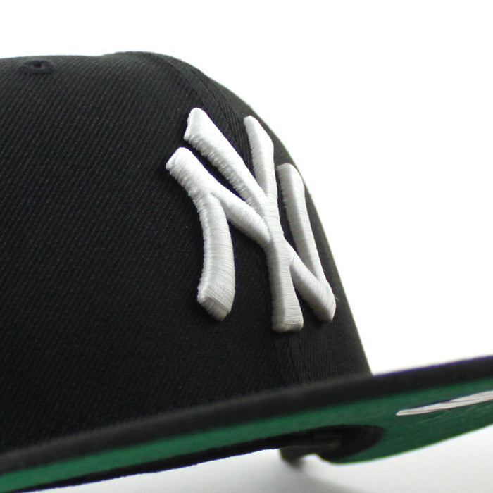 New York Yankees YANKEE STADIUM New Era 59Fifty Fitted Hat (Black Green Under Brim)