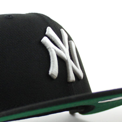 New York Yankees YANKEE STADIUM New Era 59Fifty Fitted Hat (Black Green Under Brim)