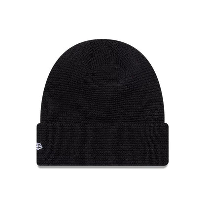 This is a Newcastle United FC Waffle Black Cuff knit Beanie Hat 2
