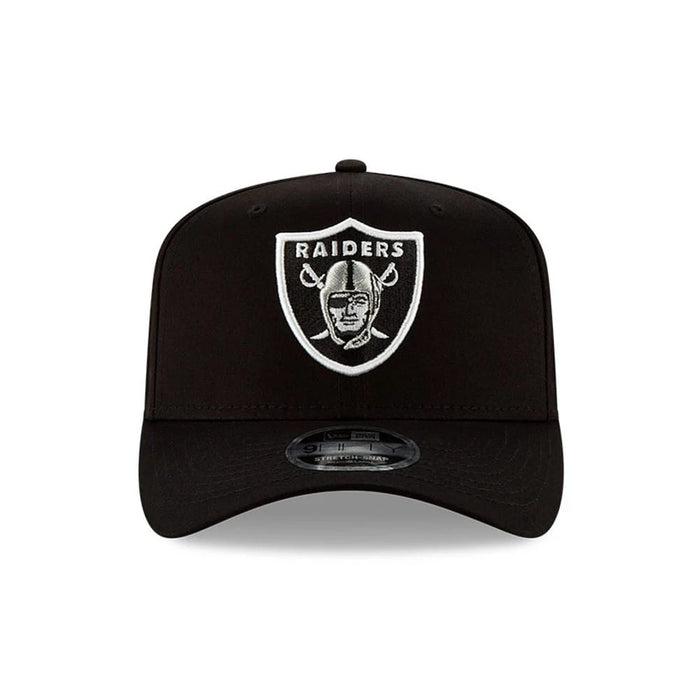 This is a Las Vegas Raiders Black 9FIFTY Stretch Snap Cap 2