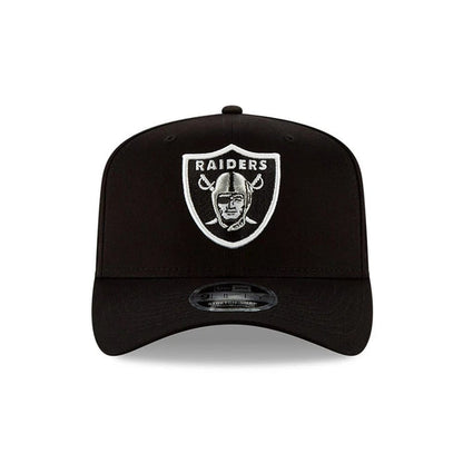 This is a Las Vegas Raiders Black 9FIFTY Stretch Snap Cap 2
