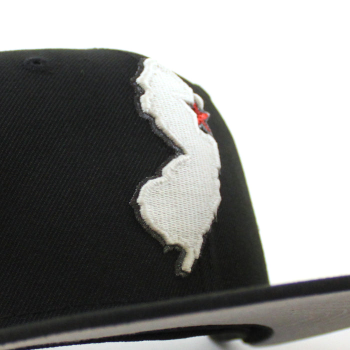 NJ State New Era 59Fifty Fitted Hat (Black Gray Under Brim)