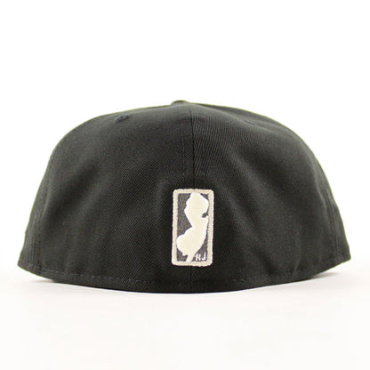 NJ State New Era 59Fifty Fitted Hat (Black Gray Under Brim)