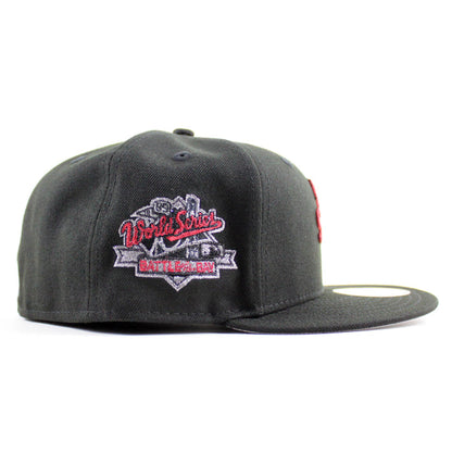 Oakland Athletics 1989 Battle of the Bay New Era 59Fifty Fitted Hat (Black Gray Under Brim)