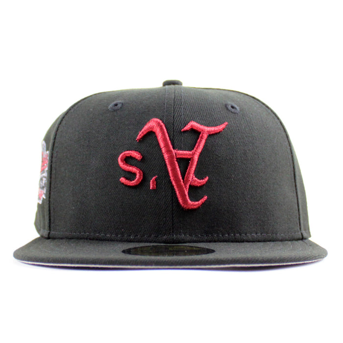 Oakland Athletics 1989 Battle of the Bay New Era 59Fifty Fitted Hat (Black Gray Under Brim)