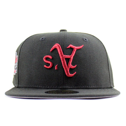 Oakland Athletics 1989 Battle of the Bay New Era 59Fifty Fitted Hat (Black Gray Under Brim)