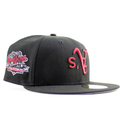 Oakland Athletics 1989 Battle of the Bay New Era 59Fifty Fitted Hat (Black Gray Under Brim)