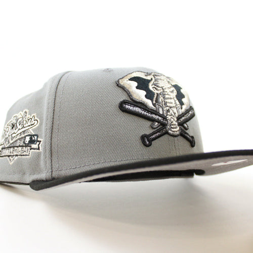 Oakland Athletics 1989 World Series Era 59Fifty Fitted Hat (Misty Morning Black Gray Under Brim)