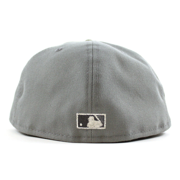 Oakland Athletics 1989 World Series Era 59Fifty Fitted Hat (Misty Morning Black Gray Under Brim)