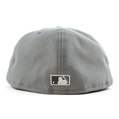 Oakland Athletics 1989 World Series Era 59Fifty Fitted Hat (Misty Morning Black Gray Under Brim)