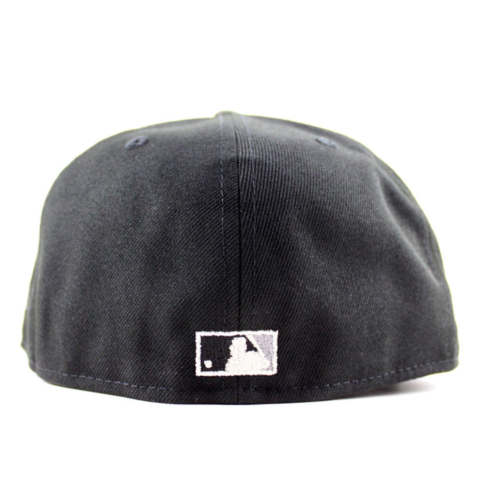 Oakland Athletics 1989 World Series New Era 59Fifty Fitted Hat (Black WoodLand Camo Gray Under Brim)