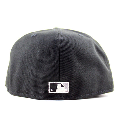 Oakland Athletics 1989 World Series New Era 59Fifty Fitted Hat (Black WoodLand Camo Gray Under Brim)