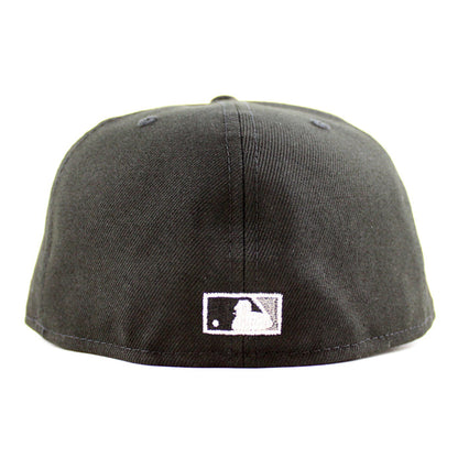 Oakland Athletics 50th Anniversary New Era 59Fifty Fitted Hat (Black Corduroy Gray Under brim)