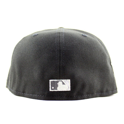 Oakland Athletics Elephant Patch New Era 59Fifty Fitted Hat (Black Gray Under Brim)