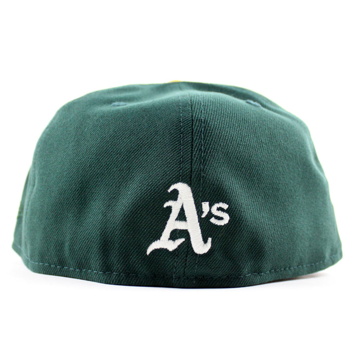 Oakland Athletics First Mascot – Charlie O the Mule New Era 59Fifty Fitted Hat (Green Gold Gray Under Brim)
