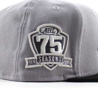 Ontario Reign 75th Anniversary New Era 59Fifty Fitted Hat (Gray Black Green Under Brim)