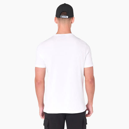 The Male model is wearing Orlando Magic NBA White T-Shirt 4