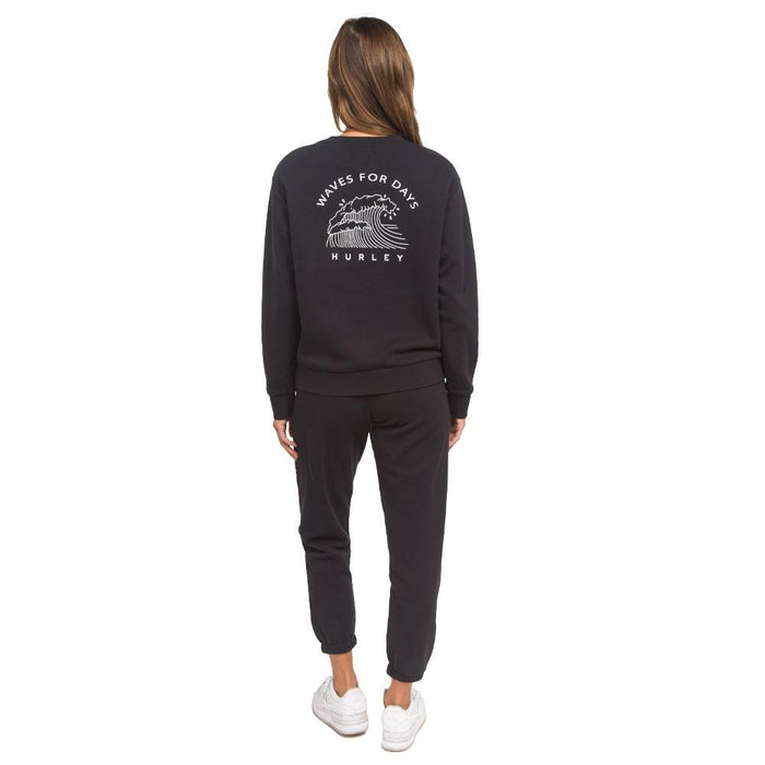 Pantalon Crown Fleece Jogger Caviar Hurley