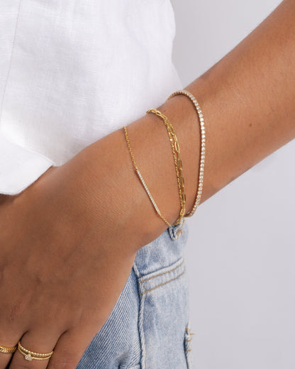 Pavé Bar Bracelet