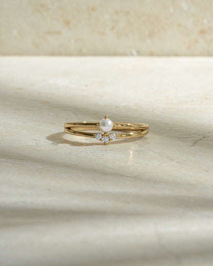 Pearl Ring Set