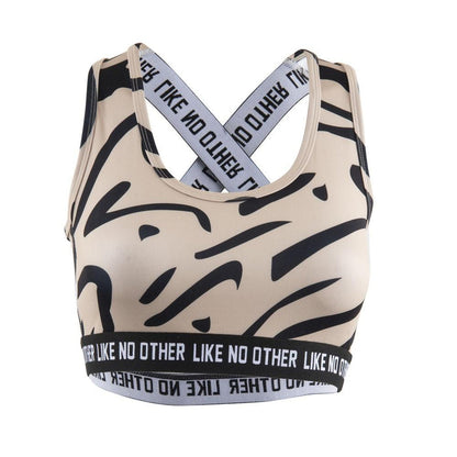 Peto 2203 Women Straps Cruzados Beige Print