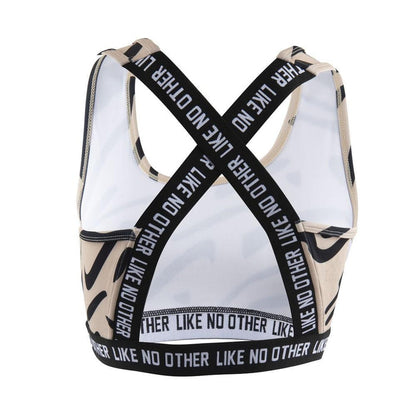 Peto 2203 Women Straps Cruzados Beige Print