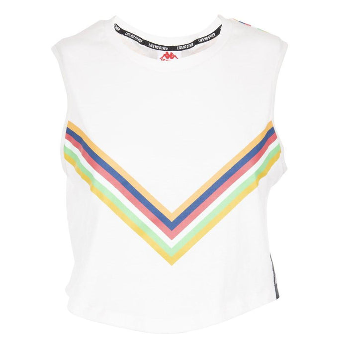 Peto Blanco Franja Colores