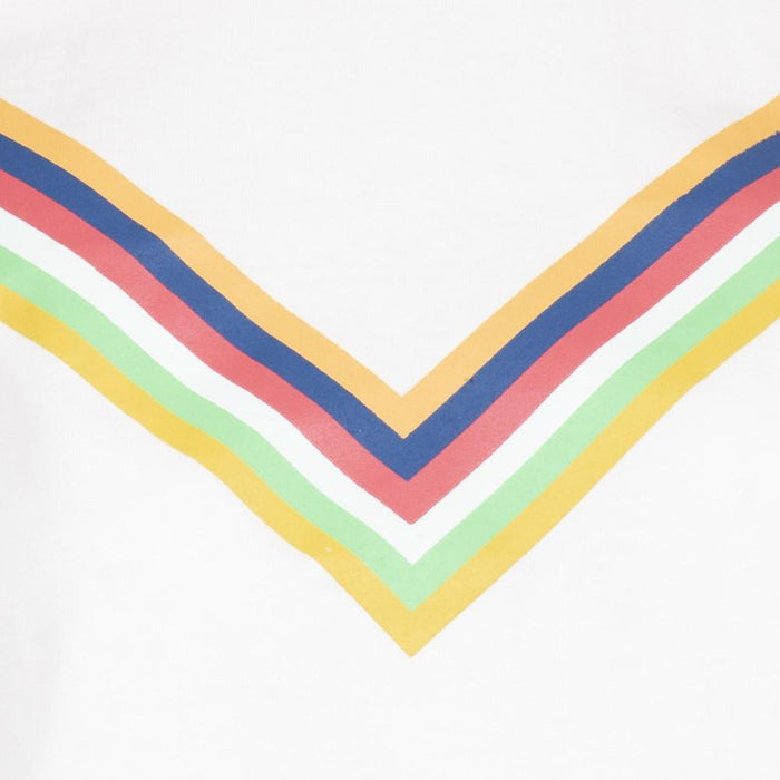Peto Blanco Franja Colores