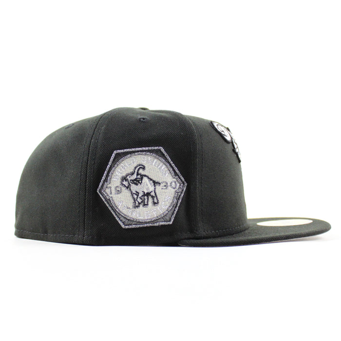 Philadelphia Athletics 1930 World Series New Era 59Fifty Fitted Hat (Black Gray)
