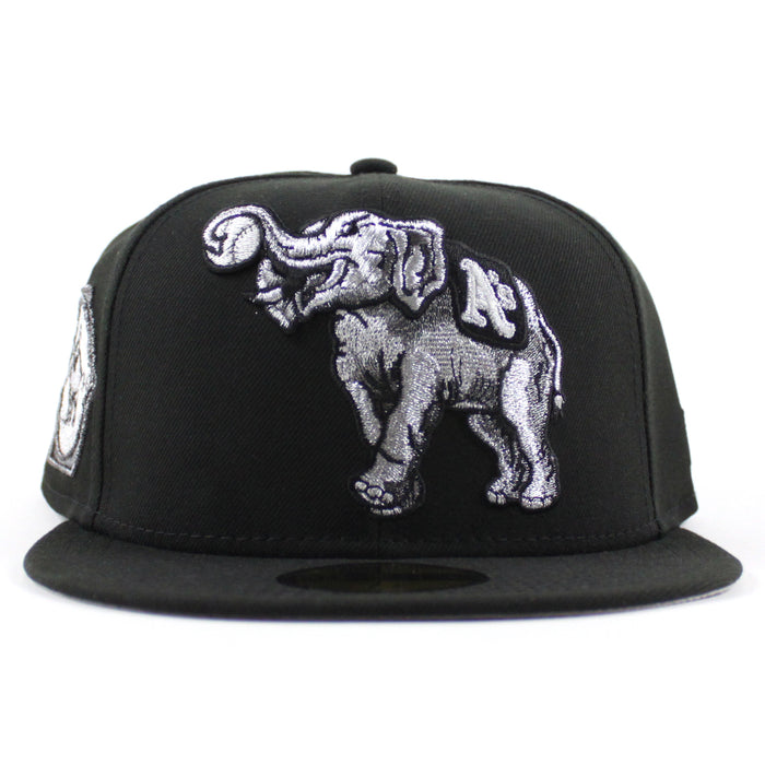Philadelphia Athletics 1930 World Series New Era 59Fifty Fitted Hat (Black Gray)
