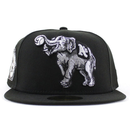 Philadelphia Athletics 1930 World Series New Era 59Fifty Fitted Hat (Black Gray)