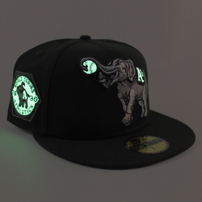 Philadelphia Athletics 1930 World Series New Era 59Fifty Fitted Hat (Black Gray)