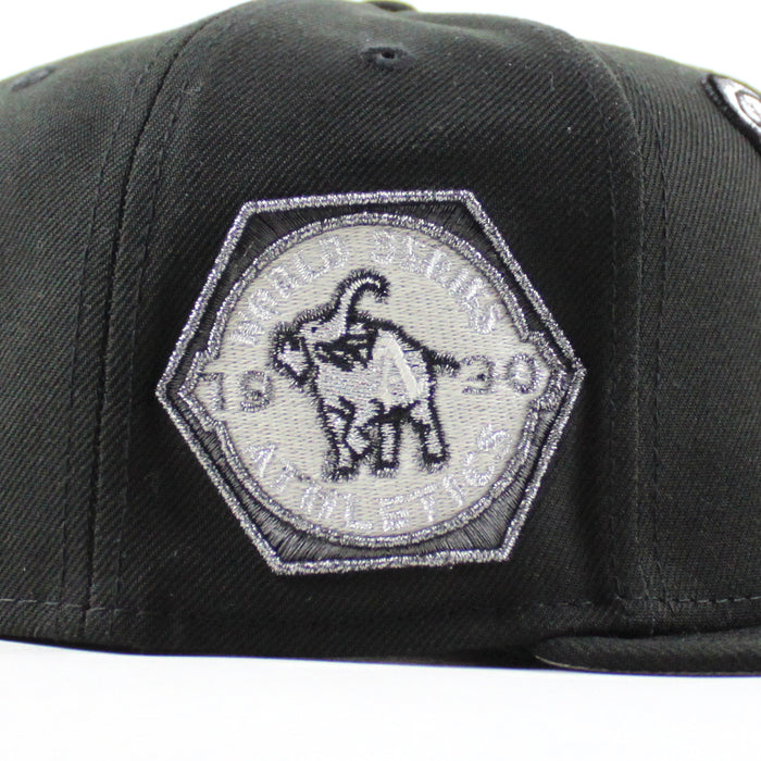 Philadelphia Athletics 1930 World Series New Era 59Fifty Fitted Hat (Black Gray)