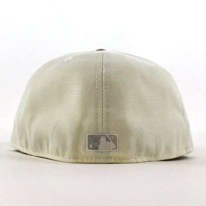 Philadelphia Phillies 100 Years Patch 59Fifty New Era Fitted Hat (Chrome White Stone Gray Under Brim)