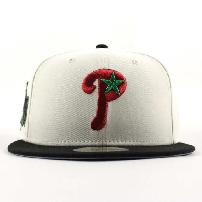 Philadelphia Phillies 1996 All Star Game 59Fifty New Era Fitted Hat (Chrome White Black and Gray Under Brim)