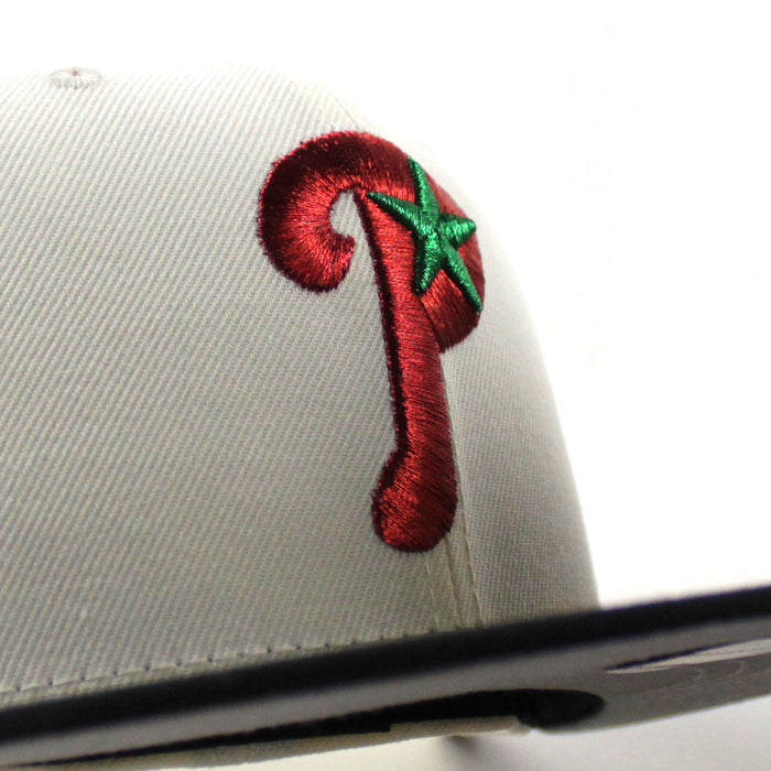 Philadelphia Phillies 1996 All Star Game 59Fifty New Era Fitted Hat (Chrome White Black and Gray Under Brim)