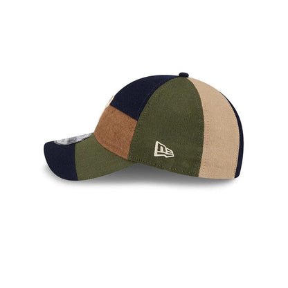 This is a Philadelphia Phillies MLB Patchwork Open Brown 9TWENTY Adjustable Cap 5