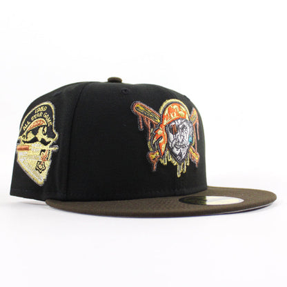 Pittsburgh Pirates 1959 All Star Game 59Fifty New Era Fitted Hat (Black Walnut Gray Under Brim)