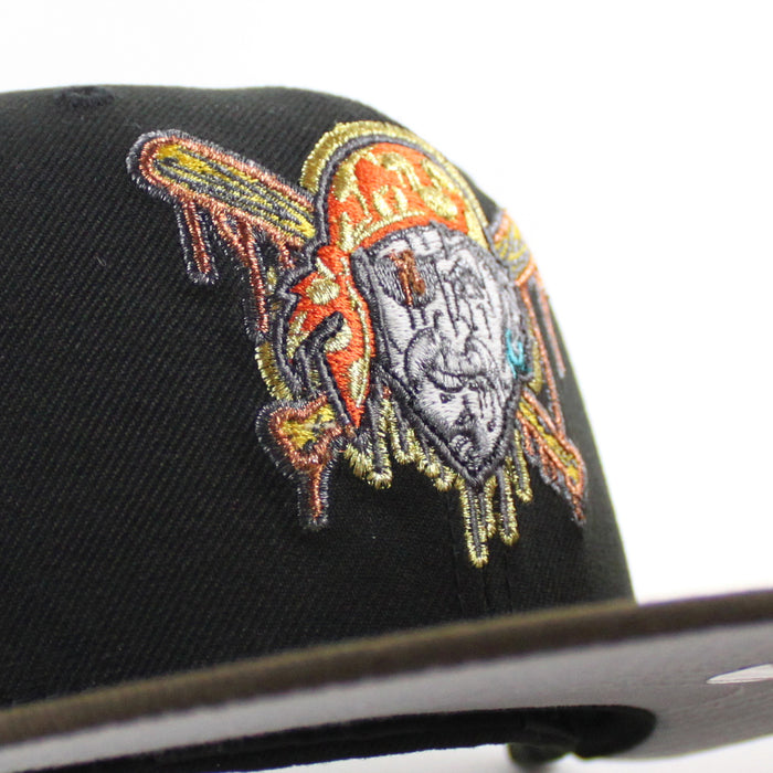 Pittsburgh Pirates 1959 All Star Game 59Fifty New Era Fitted Hat (Black Walnut Gray Under Brim)