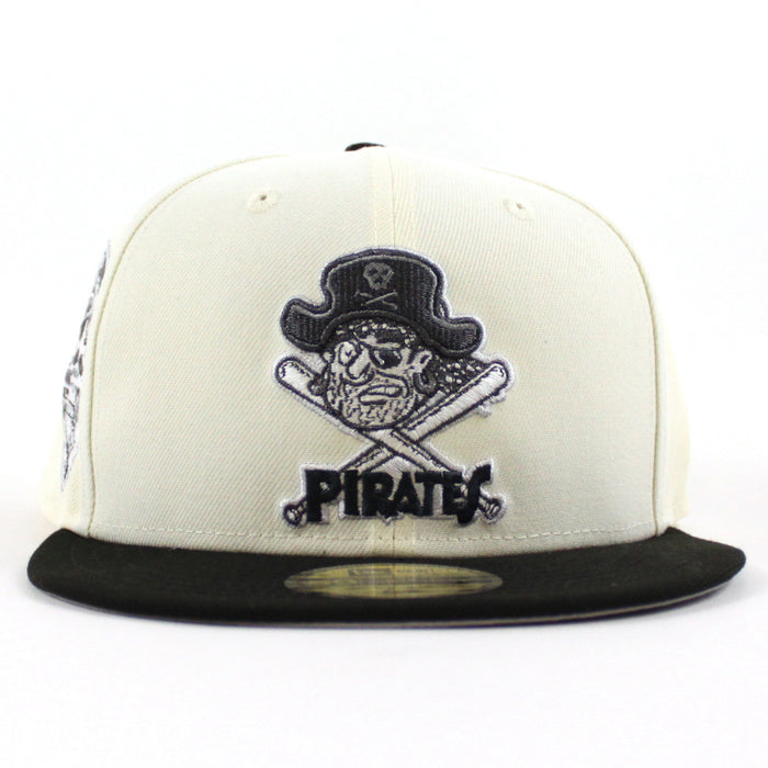 Pittsburgh Pirates 1959 All Star Game 59Fifty New Era Fitted Hat (Chrome White Black Gray Under Brim)