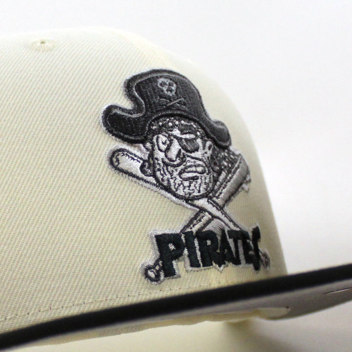 Pittsburgh Pirates 1959 All Star Game 59Fifty New Era Fitted Hat (Chrome White Black Gray Under Brim)