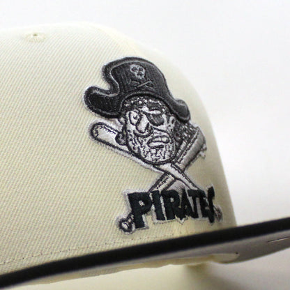 Pittsburgh Pirates 1959 All Star Game 59Fifty New Era Fitted Hat (Chrome White Black Gray Under Brim)