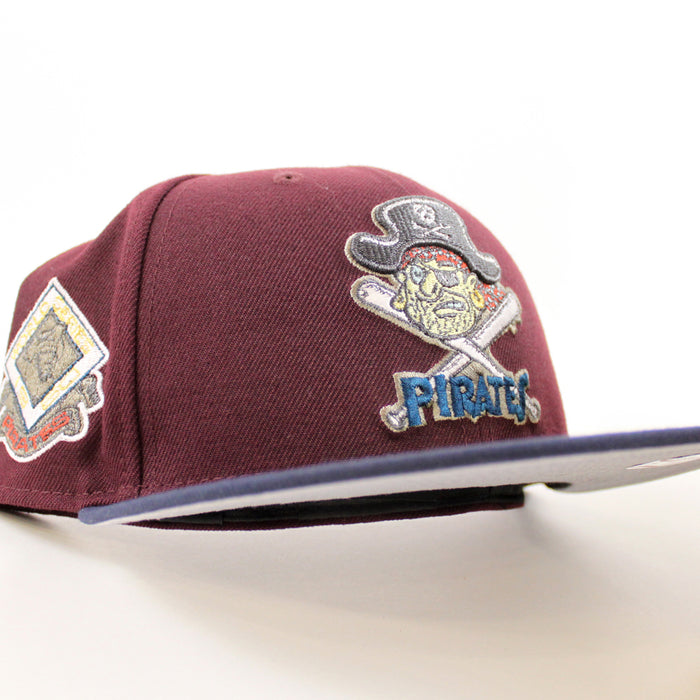 Pittsburgh Pirates 1960 World Series 59Fifty New Era Fitted Hat (Maroon Navy Gray Under Brim)