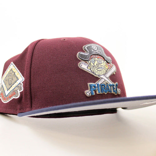 Pittsburgh Pirates 1960 World Series 59Fifty New Era Fitted Hat (Maroon Navy Gray Under Brim)