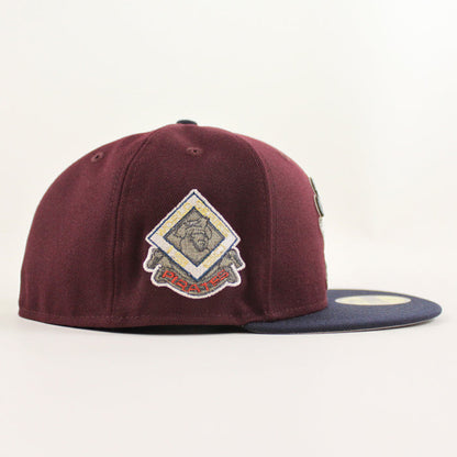 Pittsburgh Pirates 1960 World Series 59Fifty New Era Fitted Hat (Maroon Navy Gray Under Brim)