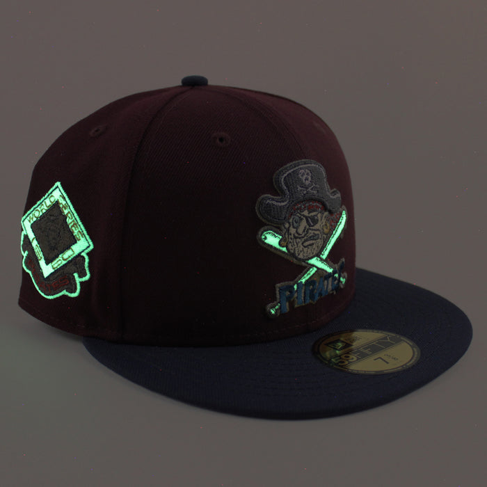 Pittsburgh Pirates 1960 World Series 59Fifty New Era Fitted Hat (Maroon Navy Gray Under Brim)