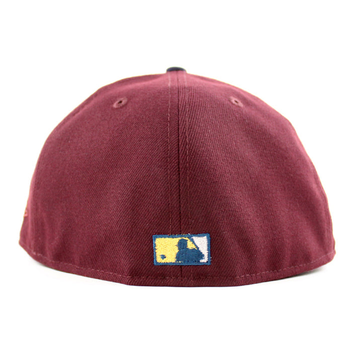 Pittsburgh Pirates 1960 World Series 59Fifty New Era Fitted Hat (Maroon Navy Gray Under Brim)