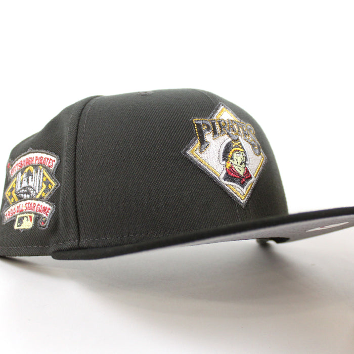 Pittsburgh Pirates 1994 All Star Game 59Fifty New Era Fitted Hat (Dark Gray Black Gray Under Brim)